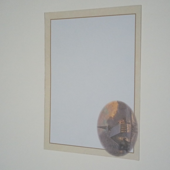 $2 Add-on Foil Snowy Church Scene Christmas Card & Envelope Gold - Picture 7 of 9